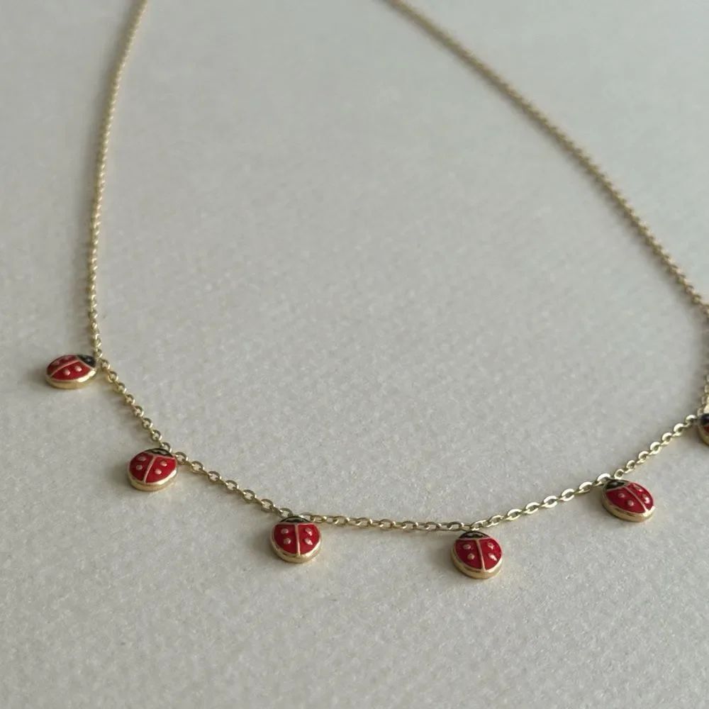 Ladybug Necklace #2126 - Picture 5 of 6